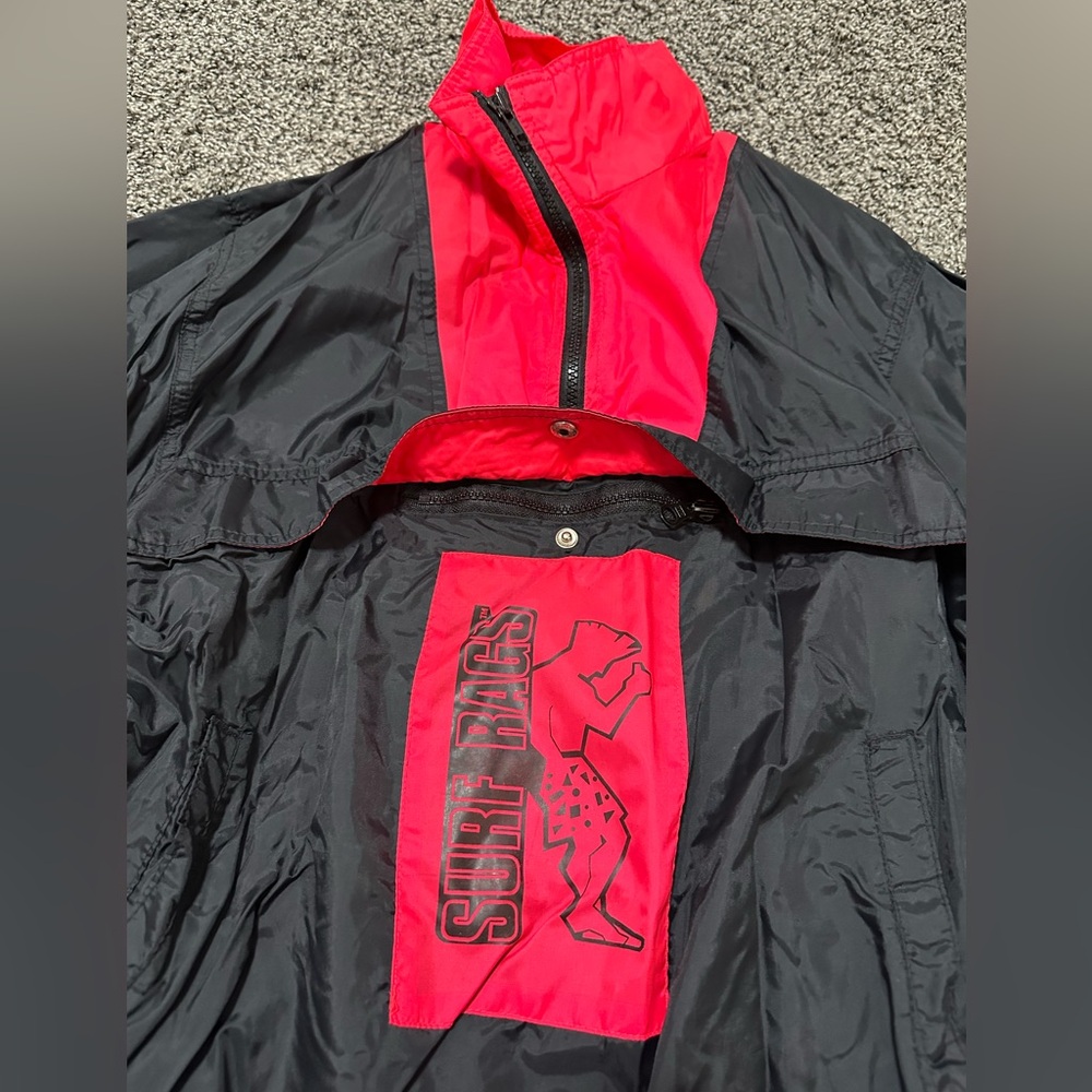 Vintage surf rags windbreaker